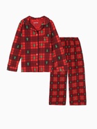 Пижама детская новогодняя: рубашка, брюки, KAFTAN: Red mood, красная, рост 134-140 см - Фото 10