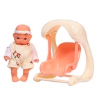 Пупс «Милый малыш» с качелью, 15 см, МИКС - Фото 10