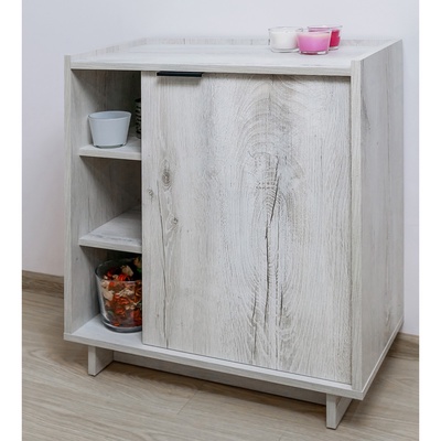 Тумба напольная «Флекс 24», 600×350×780 мм, цвет дуб шавиниган