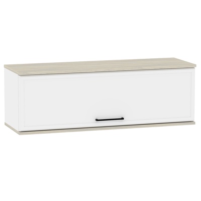 Шкаф навесной Aurelio 81, 1085×355×362 мм, цвет антрацит/блеквуд сатиновый