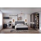Стол туалетный Aurelio 43, 1200×455×777 мм, цвет антрацит / блеквуд сатиновый - Фото 4