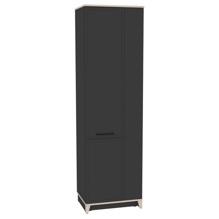 Шкаф для одежды Aurelio 12, 600×455×2057 мм, цвет антрацит/блеквуд сатиновый - Фото 1
