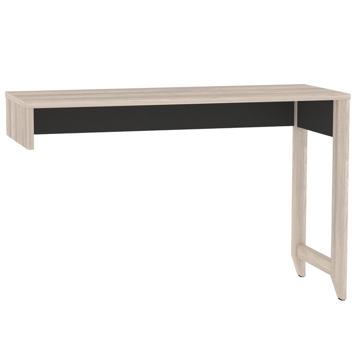 Стол консольный Aurelio 13, 1200×455×777 мм, цвет антрацит/блеквуд сатиновый - Фото 1