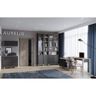 Стол консольный Aurelio 13, 1200×455×777 мм, цвет антрацит / блеквуд сатиновый 10838354 - фото 319821088