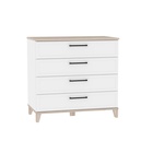 Белый / блеквуд сатиновый