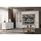 Комод напольный для спальни Aurelio 6, на ножках, 4 ящика, 802×455×778 мм, цвет белый/блеквуд сатиновый - Фото 4
