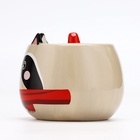 Кружка новогодняя керамическая «Енотик», 400 мл, ручная работа - Фото 2