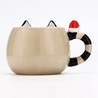 Кружка новогодняя керамическая «Енотик», 400 мл, ручная работа - Фото 3