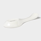 Подставка под ложку новогодняя Доляна «Волшебная сказка», 22.3×7.1×2.5 см, доломит, белая - Фото 3