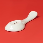 Подставка под ложку новогодняя Доляна «Сани Деда Мороза», доломит, 22.3×7.1×2.7 см, белая - Фото 3