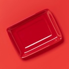 Маслёнка новогодняя Доляна «Сани Деда Мороза», 16.8×12×9 см, доломит, белая, красная - Фото 4