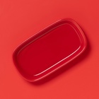 Набор для специй новогодний Доляна «Сани Деда Мороза», 3 предмета: солонка 130 мл, перечница 130 мл, подставка, 16.8×12×9 см, доломит - Фото 4