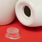 Набор для специй новогодний Доляна «Сани Деда Мороза», 3 предмета: солонка 130 мл, перечница 130 мл, подставка, 16.8×12×9 см, доломит - Фото 5