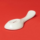 Подставка под ложку новогодняя Доляна «Волшебное дерево», 22.3×7.1×2.7 см, доломит, белая, красная - Фото 4