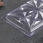 Форма для шоколада «Цветы», пластик, 20.5×10.5×1.5 см, прозрачная - Фото 7