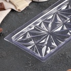 Форма для шоколада «Цветы», пластик, 20.5×10.5×1.5 см, прозрачная - Фото 8