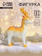 Фигурка полистоун «Олень с посыпкой и большими рогами», 15.5×5.5×22 см - Фото 1