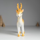 Фигурка полистоун «Олень с посыпкой и большими рогами», 15.5×5.5×22 см - Фото 2