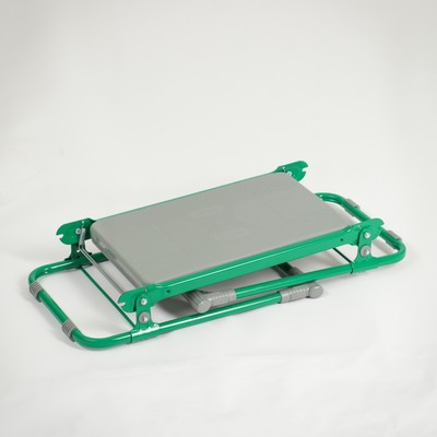 Скамейка - перевёртыш садовая Nika, 56×30×42.5 см, складная, зелёная