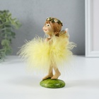 Фигурка полистоун «Малышка фея в жёлтом платье, с цветочком», 8×6×13 см - Фото 2