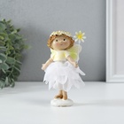 Фигурка полистоун «Малышка фея в цветочном платье с цветочком», 8×8×13 см, МИКС - Фото 2