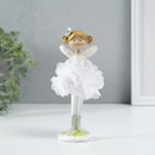 Фигурка полистоун «Девочка фея в платье из цветов», 8×6×16 см, МИКС - Фото 2