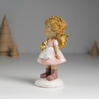 Фигурка полистоун «Ангелочек в розовом платье и белом фартуке», 6.5×5×12.5 см, МИКС - Фото 4