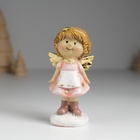 Фигурка полистоун «Ангелочек в розовом платье и фартуке», 4.5×3.5×9.5 см, МИКС - Фото 2