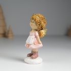 Фигурка полистоун «Ангелочек в розовом платье и фартуке», 4.5×3.5×9.5 см, МИКС - Фото 3