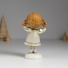 Фигурка полистоун «Ангелочек с хвостиками, в сером платье», 6.5×4.5×12 см, МИКС - Фото 5