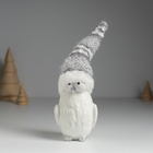 Фигурка полистоун «Птица пучеглазая в серой шапке», 6.5×8×23 см - Фото 2