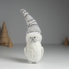 Фигурка полистоун «Птица пучеглазая в серой шапке», 6.5×8×23 см - Фото 3