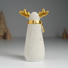 Фигурка полистоун «Олень из мешковины в шарфике», 6.5×5×11.5 см - фото 6808532