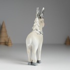 Фигурка полистоун «Олень с серебристыми рогами, с белой ёлкой на спине», 10×3×16.5 см - Фото 4