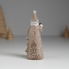 Фигурка полистоун «Дед Мороз с золотой ёлкой, с колокольчиком», 4×4.5×10.8 см - Фото 4