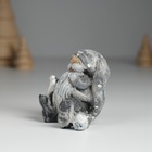 Фигурка полистоун «Гном в сером длинном колпаке с леденцом/мешком», 6×4×5.5 см, МИКС - Фото 5