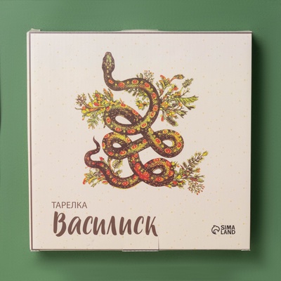 Тарелка Доляна «Василиск», 24×24×2.5 см
