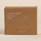 Тарелка SL Home «Осенний бриз», 13×11 см, доломит, белая - Фото 7