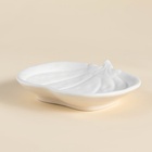 Тарелка SL Home «Осенний бриз», 16×14.5×3.3 см, доломит, белая - Фото 3