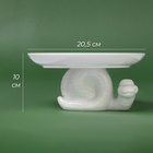 Блюдо для подачи Доляна «Милые змейки», 20.5×10 см, белое - Фото 2