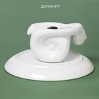 Блюдо для подачи Доляна «Милые змейки», 20.5×10 см, белое - Фото 3