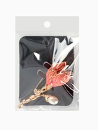 Брошь «Цветочек», цвет оранжевый в золоте - фото 61066738