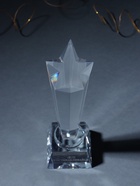 Фигурка стекло «Стела наградная. Звезда - Не останавливайся», 6.5×6.5×23 см - Фото 12