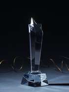 Фигурка стекло «Стела наградная. Звезда - Не останавливайся», 6.5×6.5×23 см - Фото 9