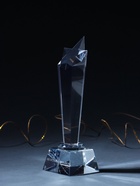 Фигурка стекло «Стела наградная. Звезда - Не останавливайся», 6.5×6.5×23 см - Фото 10