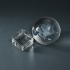 Фигурка стекло шар «Дирижабль», d=6 см - Фото 5