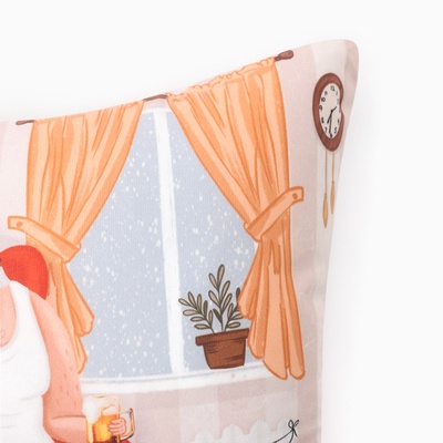 Подушка декоративная Этель  "Рыцарь" 40х40 см, велюр, 100% п/э