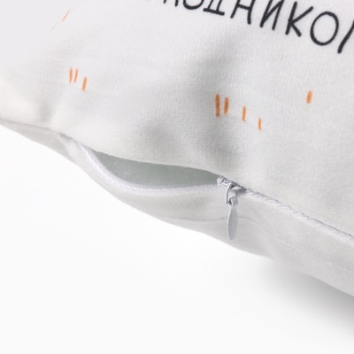 Подушка декоративная Этель  "Рыцарь" 40х40 см, велюр, 100% п/э