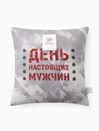 Подушка декоративная «Этель. День настоящих мужчин», 40×40 см, велюр - Фото 6