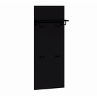 Вешалка в прихожую «МОБИ. Сидней», с полкой, с крючками, 600×266×1578 мм, цвет чёрный - Фото 1